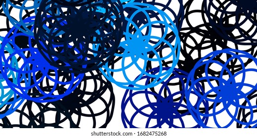 Diseño vectorial verde, azul claro con formas redondeadas. Ilustración colorida con puntos degradados en estilo natural. Patrón para papeles pintados, cortinas.