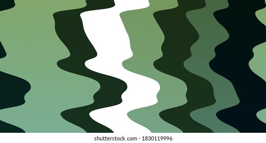Light Blue, Green vector layout with circular arc. Illustration in abstract style with gradient curved.  Pattern for busines booklets, leaflets