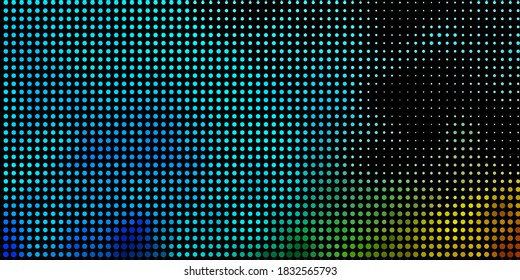 Light Blue, Green vector layout with circle shapes. Abstract illustration with colorful spots in nature style. Design for your commercials.