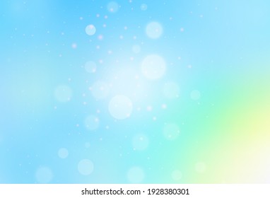 Light Blue, Green vector layout in New Year style. Colorful illustration with Christmas simbols and signs. Pattern for ads, poster, banner of books.