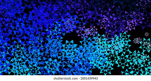 Light blue, green vector layout with lines, triangles. Abstract gradient illustration with triangles. Design for your promotions.