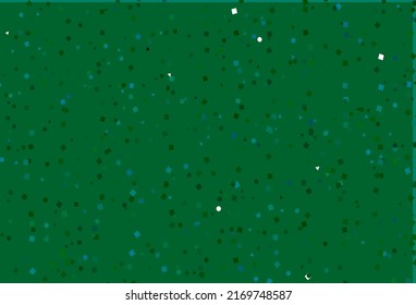 Light Blue, Green vector layout with circles, lines, rectangles. Illustration with colorful circles, triangles, rectangles. Smart design for your business advert.