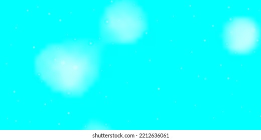 Light Blue, Green vector layout with bright stars. Modern geometric abstract illustration with stars. Design for your business promotion.