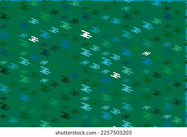 Light Blue, Green vector layout with flat lines. Shining colored illustration with narrow lines. Smart design for your business advert.
