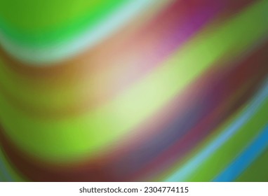 Light Blue, Green vector layout with flat lines. Colorful shining illustration with lines on abstract template. Best design for your ad, poster, banner.