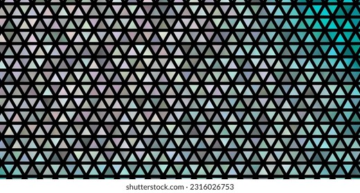 Light Blue, Green vector layout with lines, triangles. Beautiful illustration with triangles in nature style. Template for wallpapers.