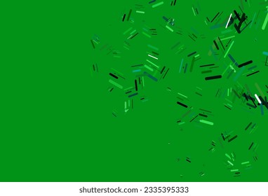Light Blue, Green vector layout with flat lines. Lines on blurred abstract background with gradient. Pattern for websites, landing pages.