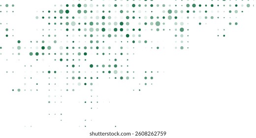 Light blue green vector layout with circle shapes. Blurred decorative design in abstract style with bubbles.