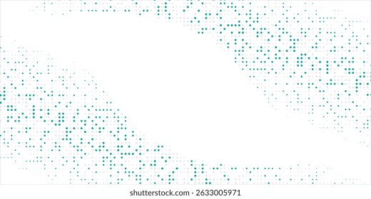 Light blue green vector layout with circle shapes. Blurred decorative design in abstract style with bubbles. Template for your brand book.