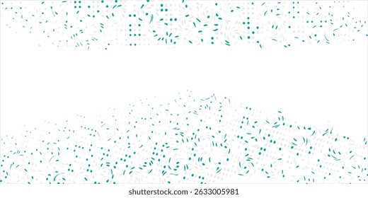 Light blue green vector layout with circle shapes. Blurred decorative design in abstract style with bubbles. Template for your brand book.