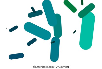 Light Blue, Green vector layout with flat lines. Glitter abstract illustration with colored sticks. The pattern can be used for websites.