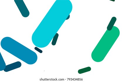 Light Blue, Green vector layout with flat lines. Glitter abstract illustration with colored sticks. The pattern can be used for websites.