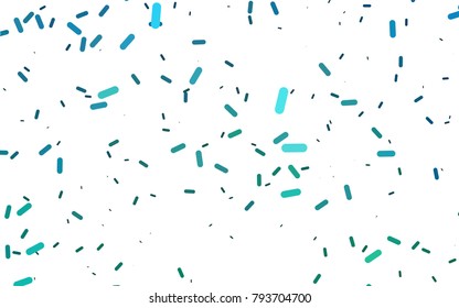 Light Blue, Green vector layout with flat lines. Capsules on blurred abstract background with gradient. The pattern can be used for websites.