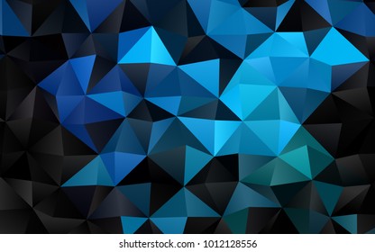 Light Blue, Green vector low poly pattern. Shining colored illustration in a brand-new style. A completely new template for your business design.