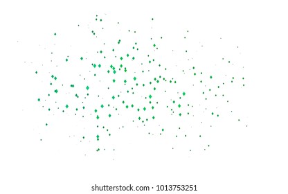 Light Blue, Green vector low poly background. A sample with a polygonal design. Illustration in polygonal style with repeating squares