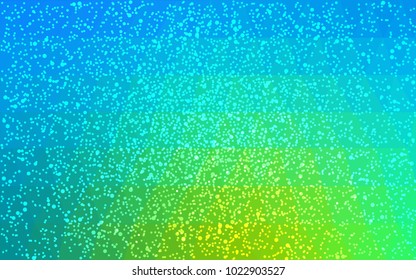 Light Blue, Green vector low poly crystal background with snowflakes. Polygon christmas design pattern . Low poly illustration of New Year celebration.