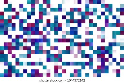 Light Blue, Green vector low poly background. A sample with a polygonal design. Illustration in polygonal style with repeating squares