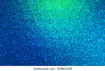 Light Blue, Green vector low poly crystal background with snowflakes. Polygon christmas design pattern . Low poly illustration of New Year celebration.