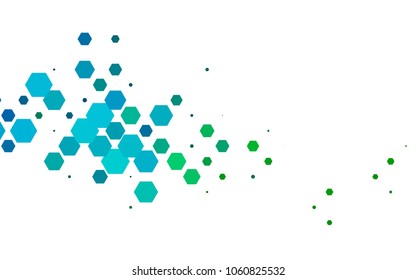 Light Blue, Green vector low poly background. A sample with a polygonal design. Low poly illustration, low polygonal background.