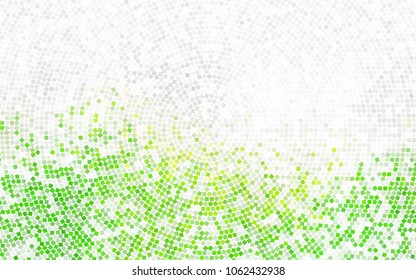 Light Blue, Green vector low poly background. A sample with a polygonal design. Illustration in polygonal style with repeating squares