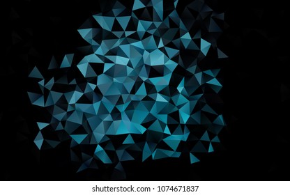 Light Blue, Green vector low poly template. A completely new color illustration in a vague style. A completely new template for your business design.