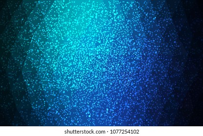 Light Blue, Green vector low poly crystal background with snowflakes. Polygon christmas design pattern . Low poly illustration of New Year celebration.