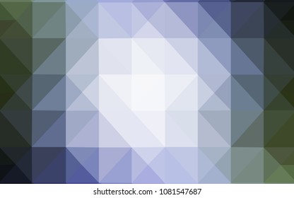 Light Blue, Green vector low poly cover. Colorful illustration in abstract style with triangles. Brand new style for your business design.