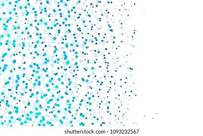 Light Blue, Green vector low poly background. A sample with a polygonal design. Illustration in polygonal style with repeating squares