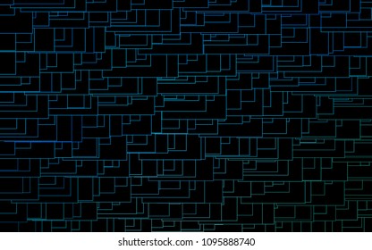 Light Blue, Green vector low poly background. A sample with a polygonal design. Illustration in polygonal style with repeating squares