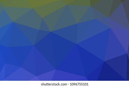 Light Blue, Green vector low poly texture. Modern abstract illustration with triangles. Completely new template for your banner.