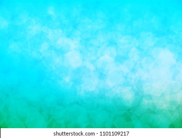 Light Blue, Green vector low poly pattern. A completely new color illustration in a vague style. Brand new design for your business.