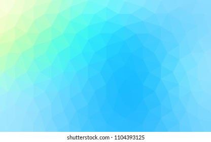 Light Blue, Green vector low poly texture. Elegant bright polygonal illustration with gradient. Polygonal design for your web site.