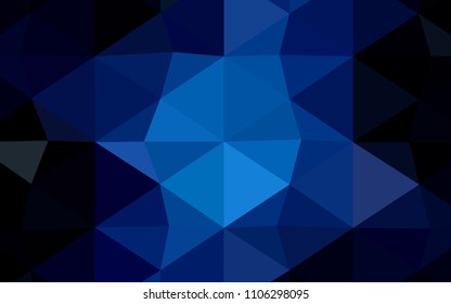 Light Blue, Green vector low poly cover. Colorful abstract illustration with gradient. Triangular pattern for your business design.