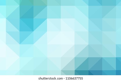 Light Blue, Green vector low poly layout. Colorful abstract illustration with triangles. Template for cell phone's backgrounds.