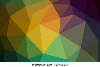 Light Blue, Green vector low poly texture. Geometric illustration in Origami style with gradient.  A new texture for your web site.