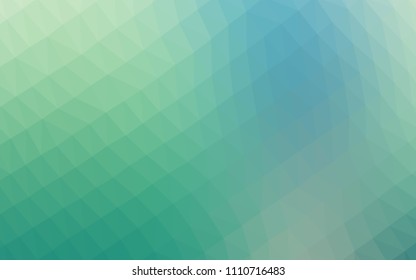 Light Blue, Green vector low poly background. An elegant bright illustration with gradient. The template can be used as a background for cell phones.