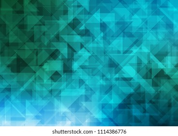 Light Blue, Green vector low poly low poly. A vague abstract illustration with gradient. Brand new style for your business design.