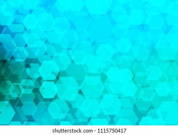 Light Blue, Green vector low poly background. Glitter abstract illustration with an elegant design. The completely new template can be used for your brand book.