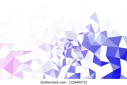 Light Blue, Green vector low poly cover. Colorful illustration in polygonal style with gradient. A new texture for your web site.