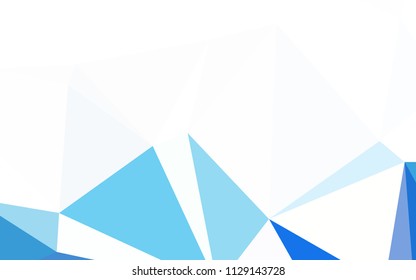 Light Blue, Green vector low poly layout. Colorful illustration in polygonal style with gradient. New template for your brand book.