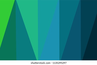Light Blue, Green vector low poly texture. Geometric illustration in Origami style with gradient.  Brand-new style for your business design.