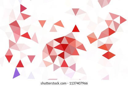 Light Blue, Green vector low poly cover. Triangular geometric sample with gradient.  A completely new design for your leaflet.