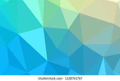 Light Blue, Green vector low poly layout. A sample with polygonal shapes. Brand new design for your business.