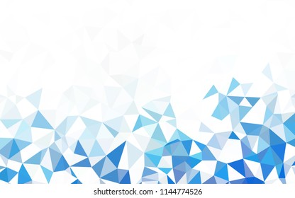 Light Blue, Green vector low poly layout. Colorful illustration in polygonal style with gradient. Polygonal design for your web site.