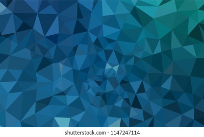 Light Blue, Green vector low poly texture. Modern abstract illustration with triangles. A completely new design for your leaflet.