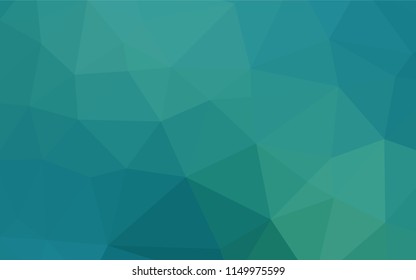 Light Blue, Green vector low poly cover. Modern geometrical abstract illustration with gradient. Brand new design for your business.