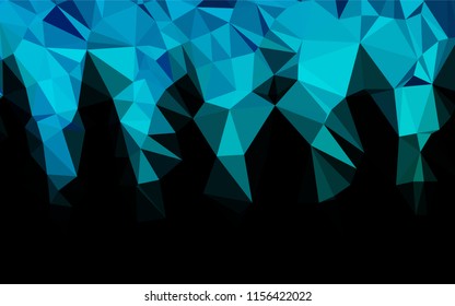 Light Blue, Green vector low poly layout. Shining colored illustration in a Brand new style. A completely new design for your business.
