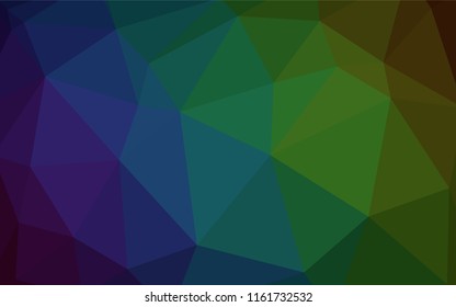 Light Blue, Green vector low poly texture. Elegant bright polygonal illustration with gradient. Completely new template for your banner.