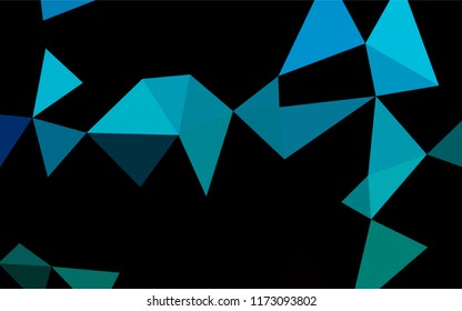 Light Blue, Green vector low poly layout. An elegant bright illustration with gradient. A completely new template for your business design.
