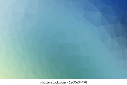 Light Blue, Green vector low poly layout. Brand new colored illustration in blurry style with gradient. A completely new design for your business.